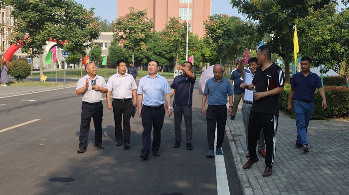 全“新”全意，筑梦起航 ——宿州工业学校开展迎新准备工作大检查(图4)