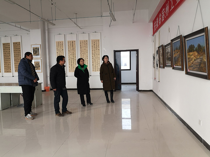 宿州学院美术与设计学院领导到宿州工业学校开展专业共建调研交流(图3)