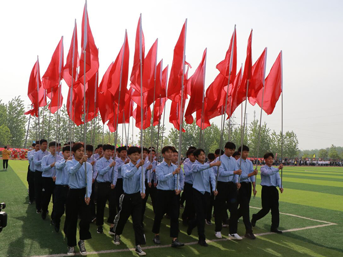 庆建党一百周年 展工校健儿风采 ——安徽省宿州工业学校举行2021年春季田径运动会(图5)