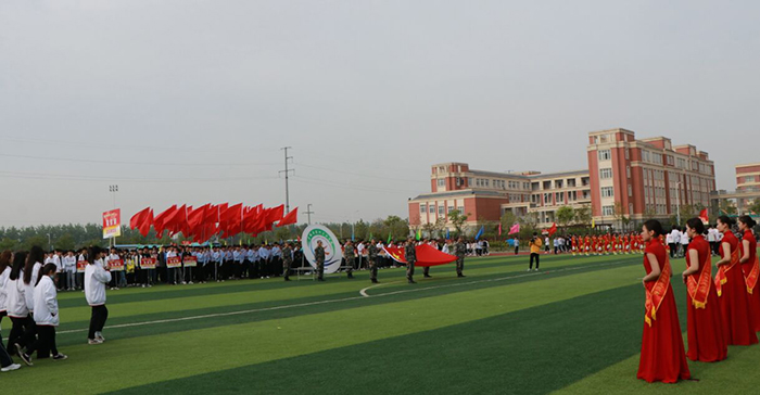 庆建党一百周年 展工校健儿风采 ——安徽省宿州工业学校举行2021年春季田径运动会(图2)