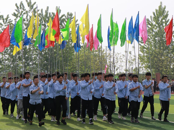 庆建党一百周年 展工校健儿风采 ——安徽省宿州工业学校举行2021年春季田径运动会(图7)