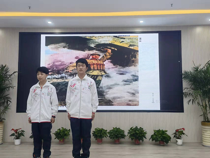 讲述党史故事  感悟信念的力量和担当——宿州工业学校举办迎国庆“讲好党史故事，传承红色基因”讲党史故事比赛(图6)