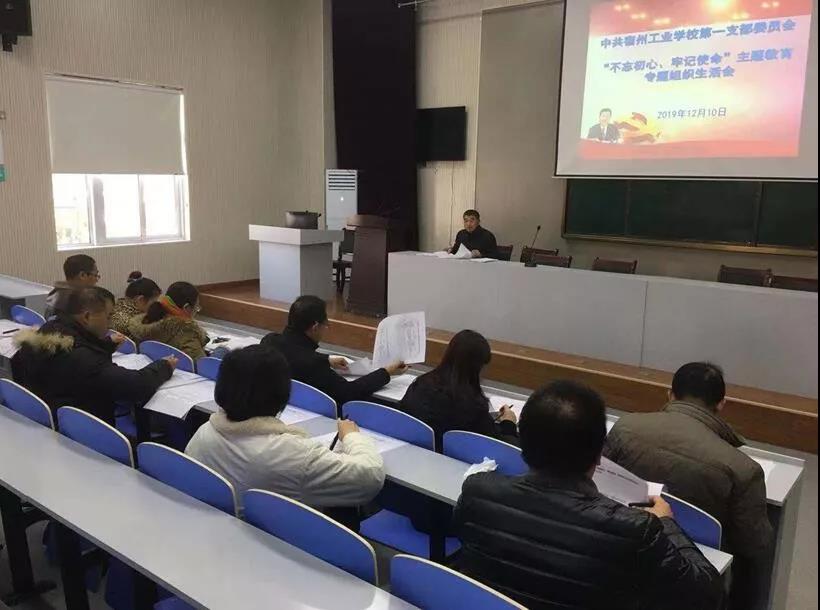 不忘初心、牢记使命主题教育专题组织生活会(图1)