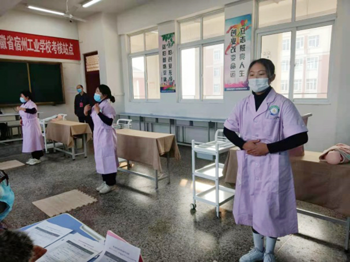 我市首批“1+X”证书制度试点认证考试在宿州工业学校顺利举行(图4)