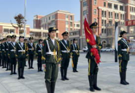 不负春光向阳生  踔厉笃行启新程-宿州工业学校举行新学期第一次升旗仪式